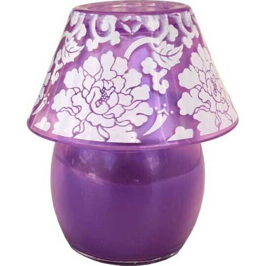 Candle Lamp Mini Peony Lavender