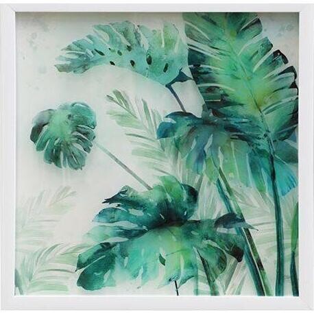 Framed Print Green Foliage