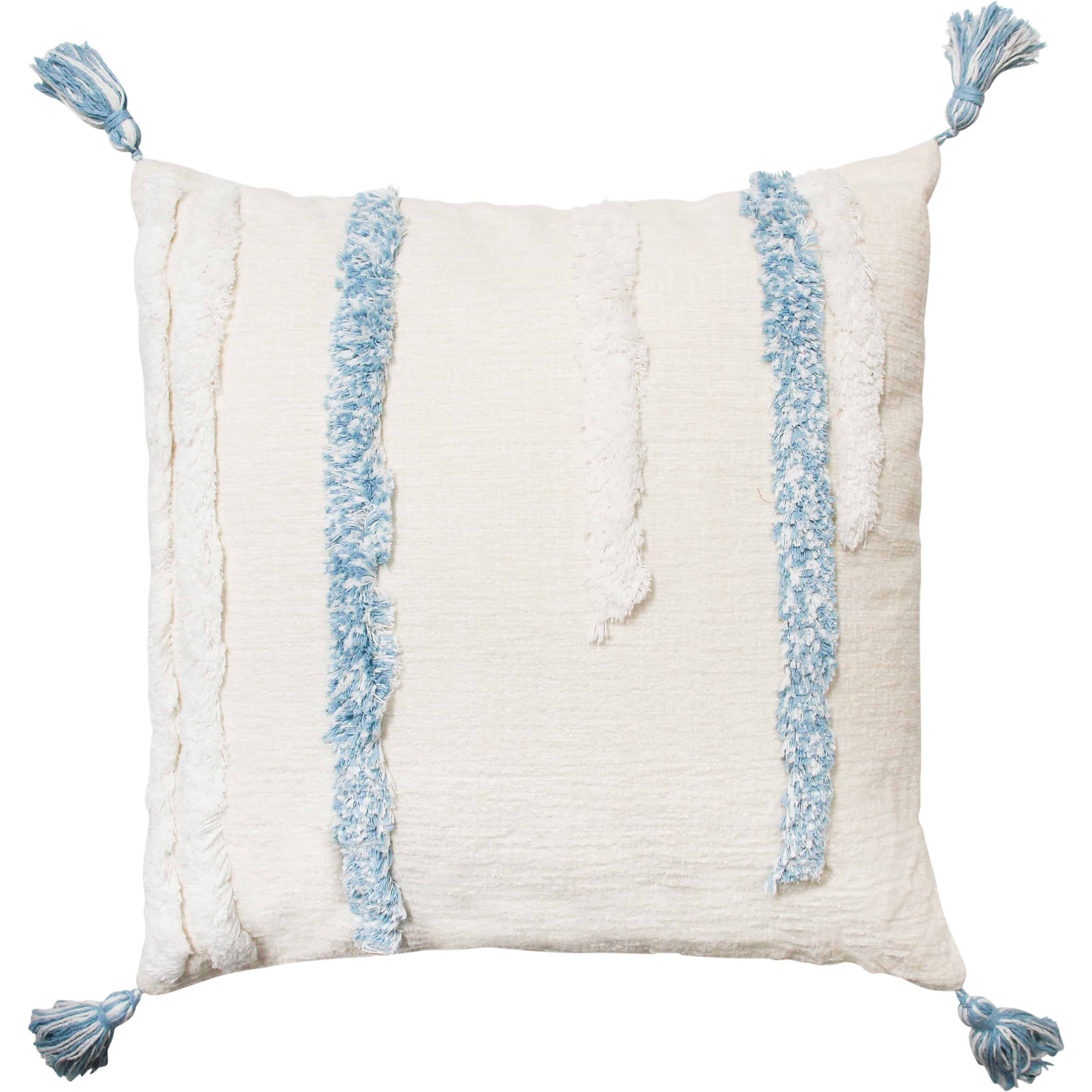 Cushion Blue Lines