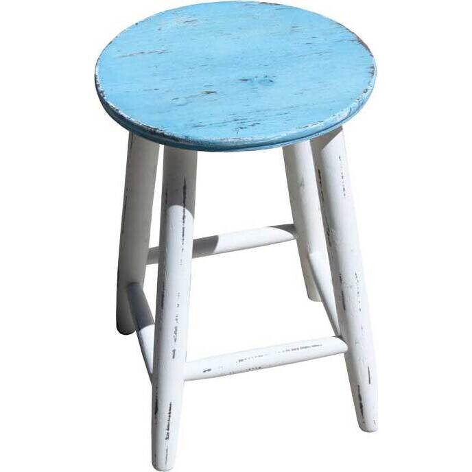 Stool Brushed Blue