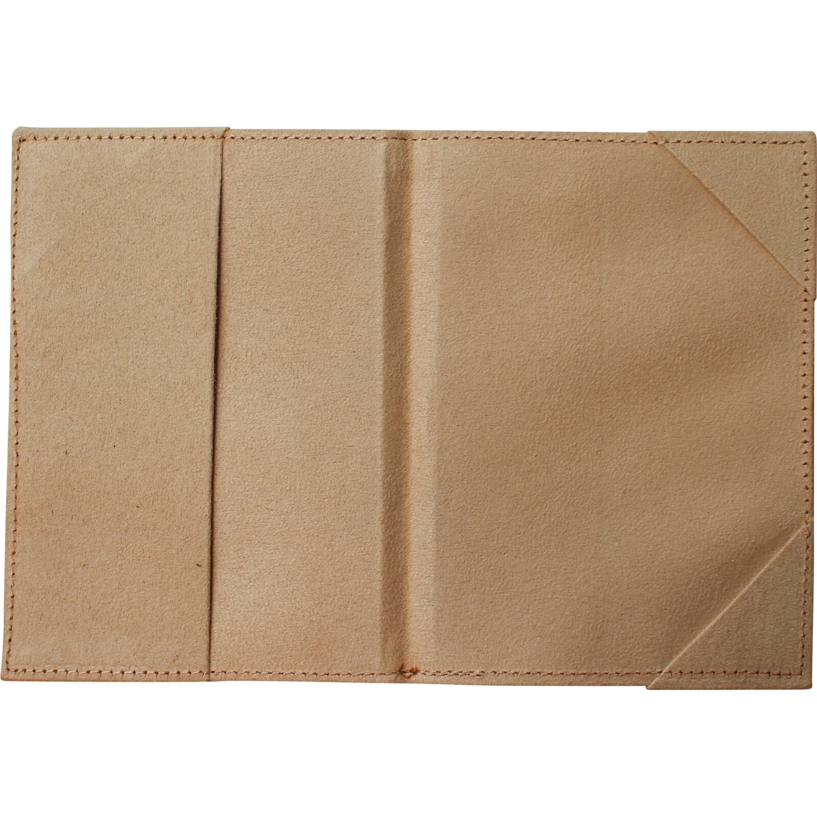 Leather Passport Cover Wander White