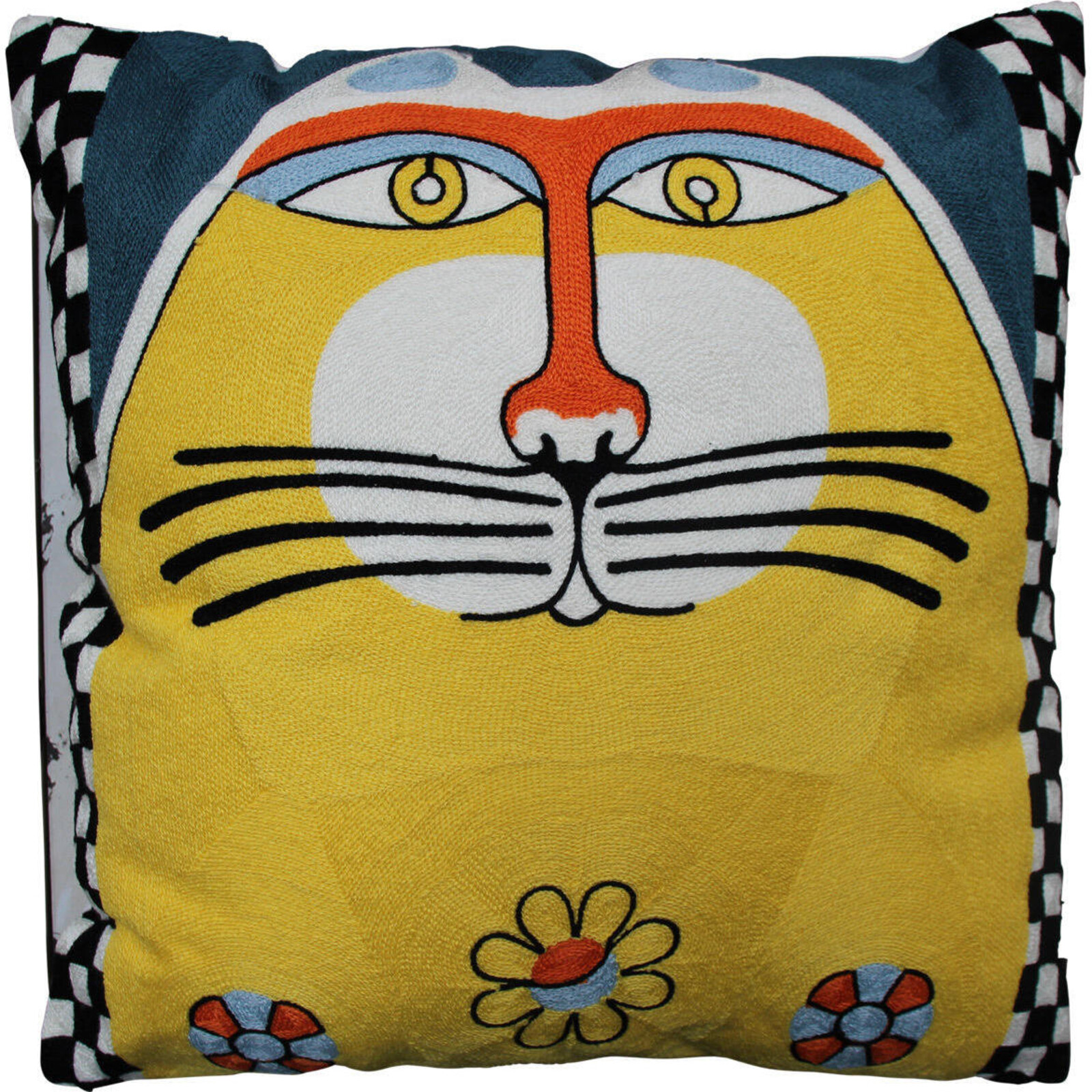 Cushion Cat Yellow
