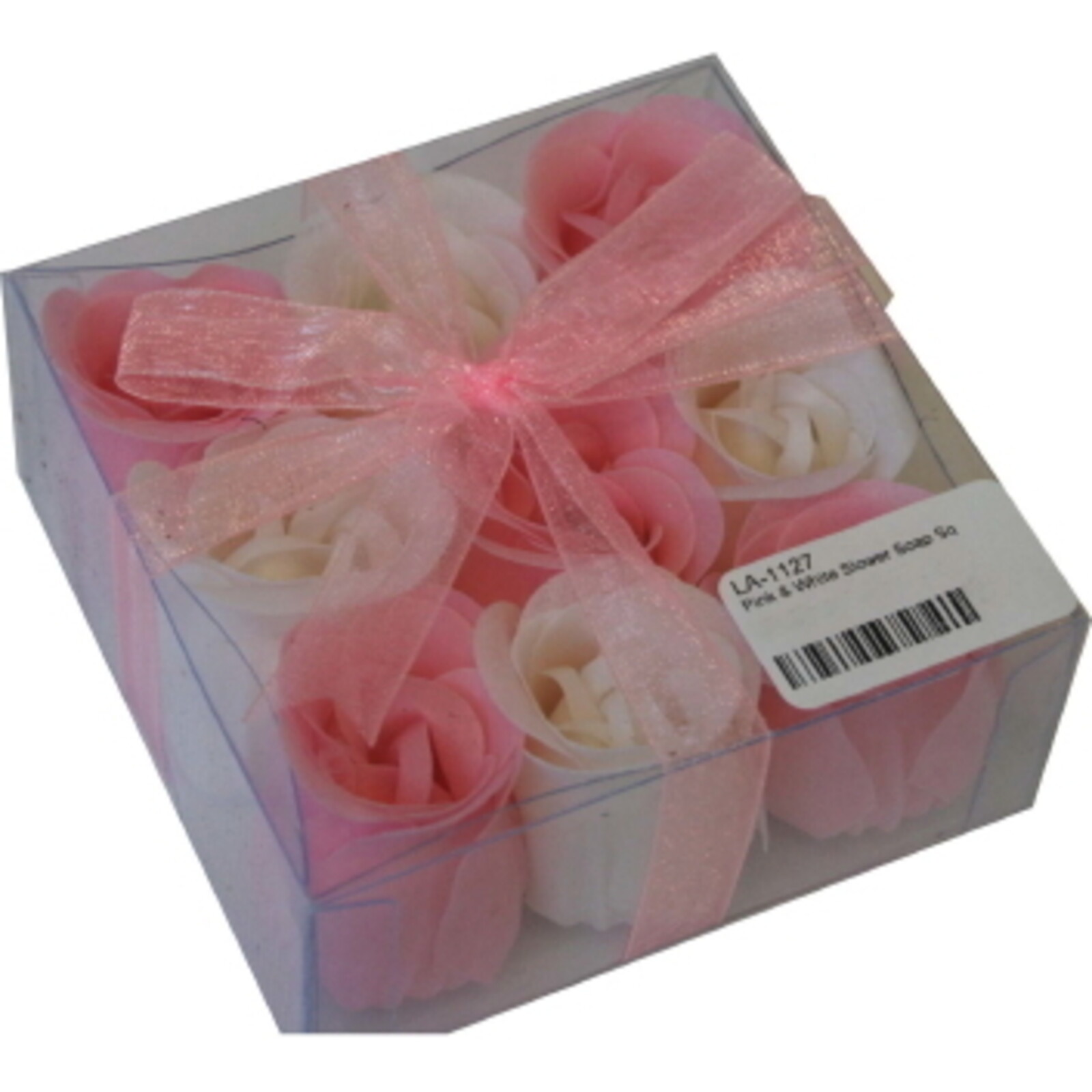 Pink & White Flower Soap Sq