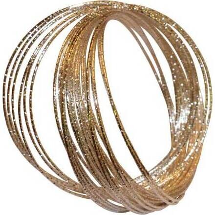 Multi Twist Bangle - Silver