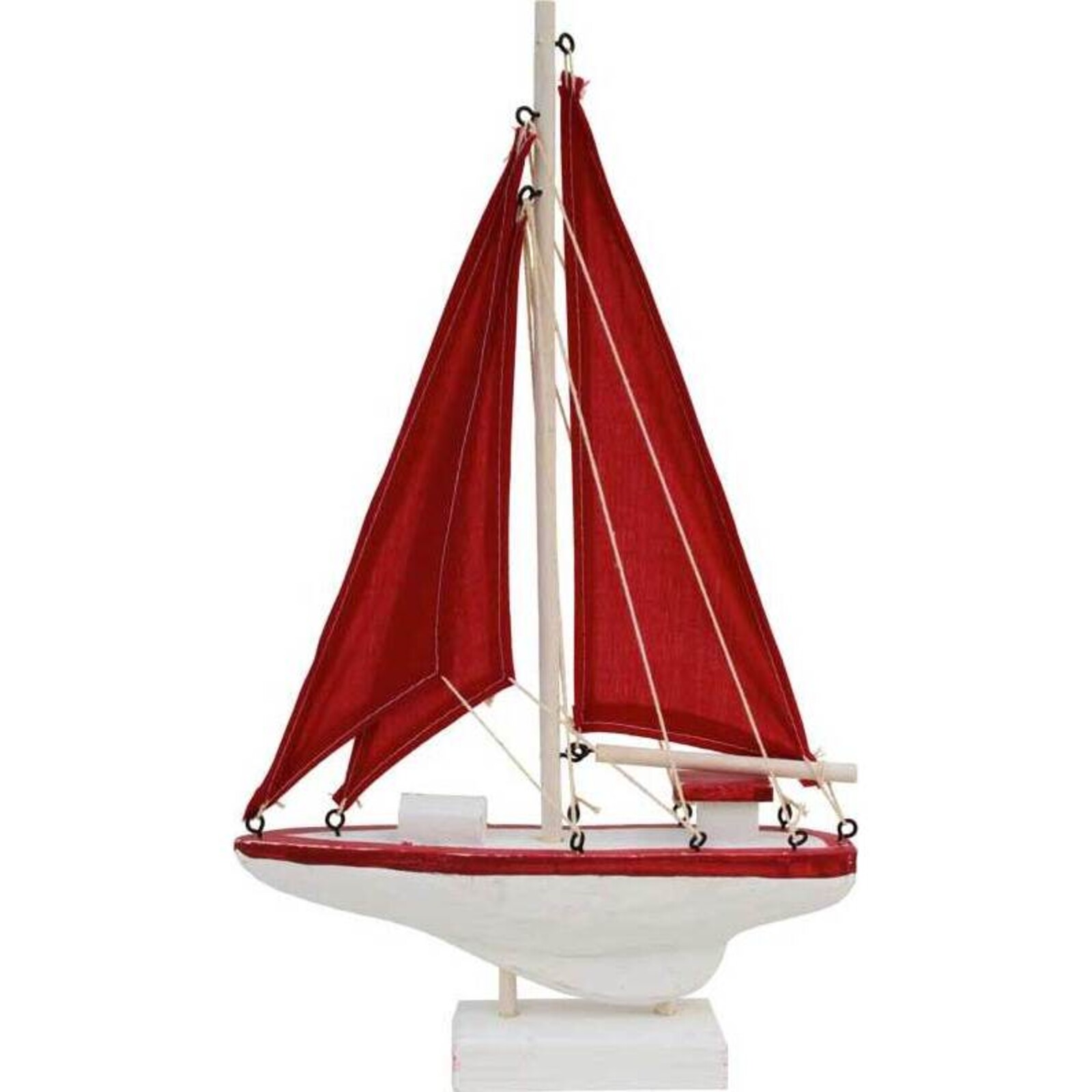 Boat Red Sail Large