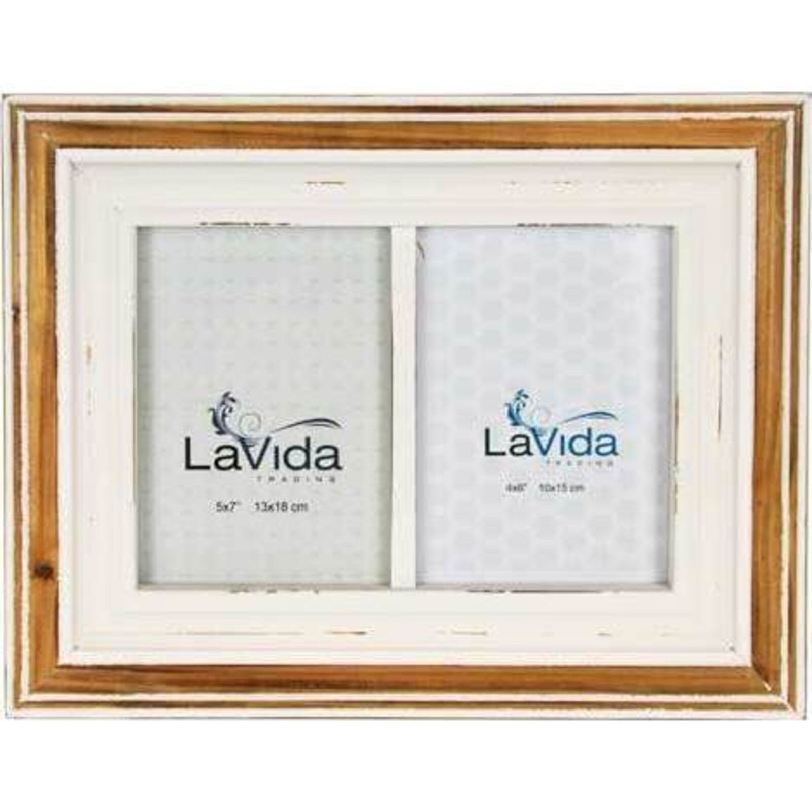 Frame Double 4x6 Rustic White