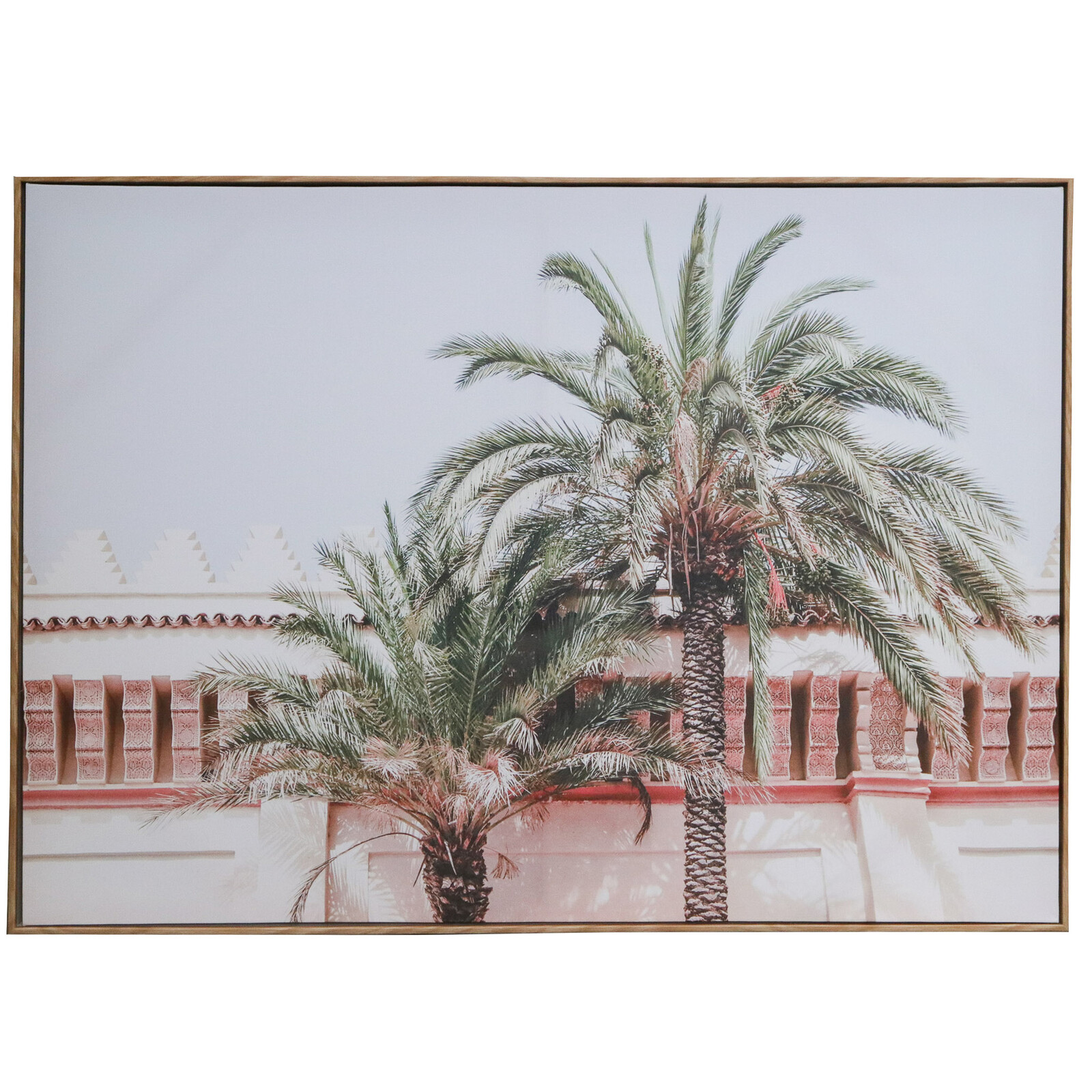 Framed Canvas Morocco Palm