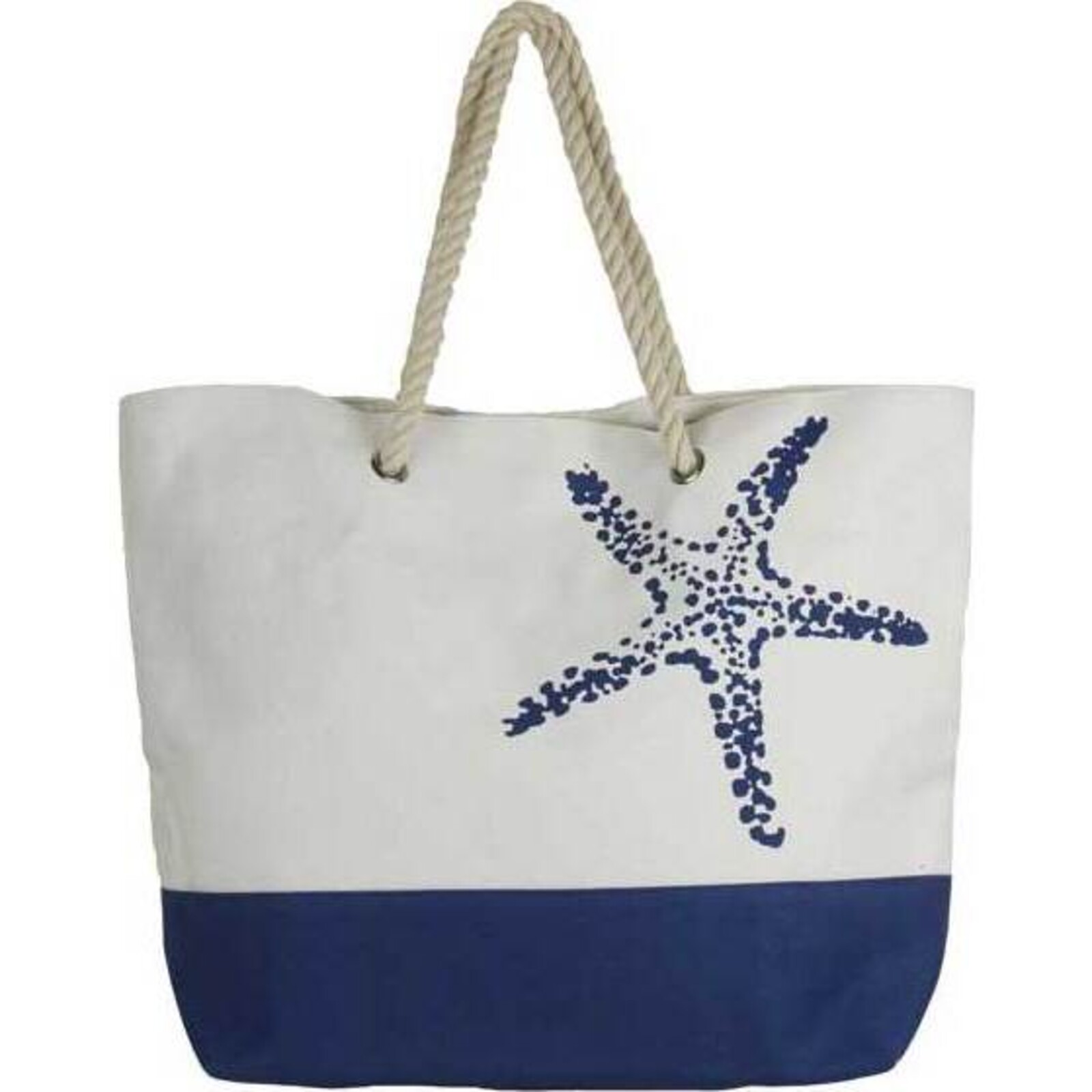 Beach Bag Starfish Dark Blue