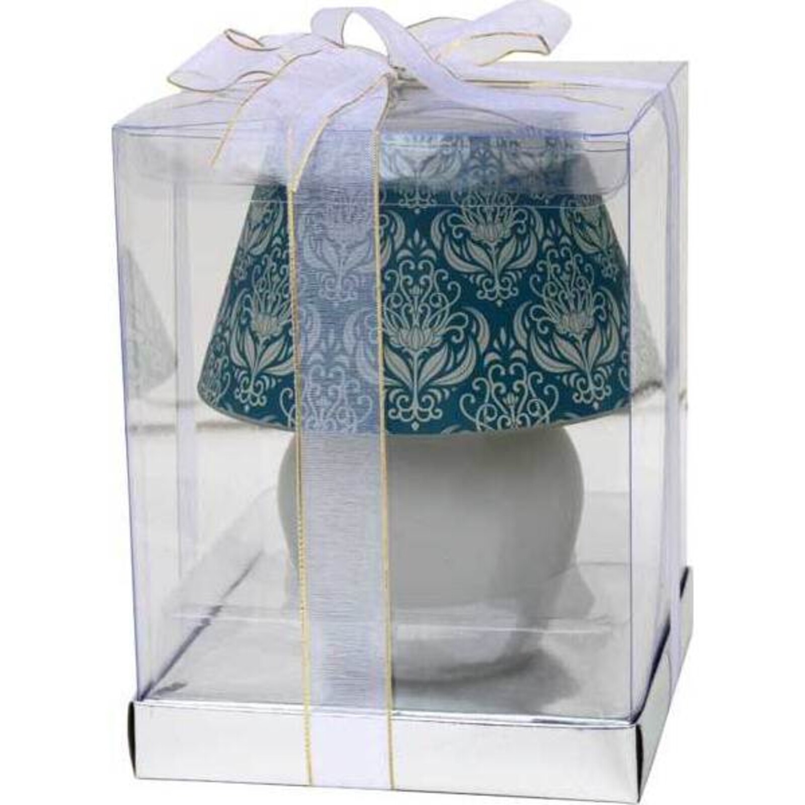 Candle lamp Baroque Blue