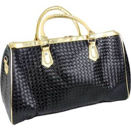 Travel Bag Black n Gold