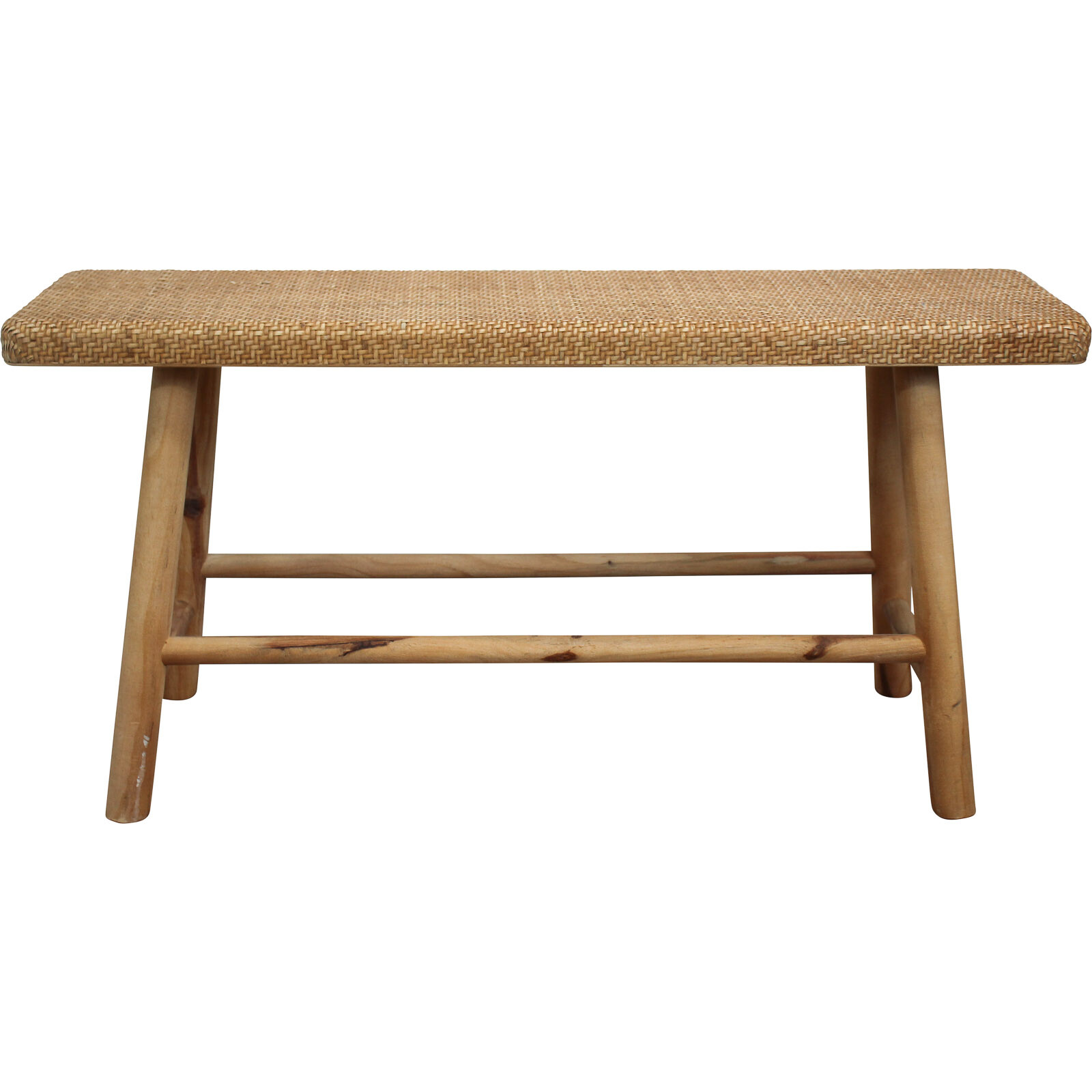 Stool Bench Woven Natural