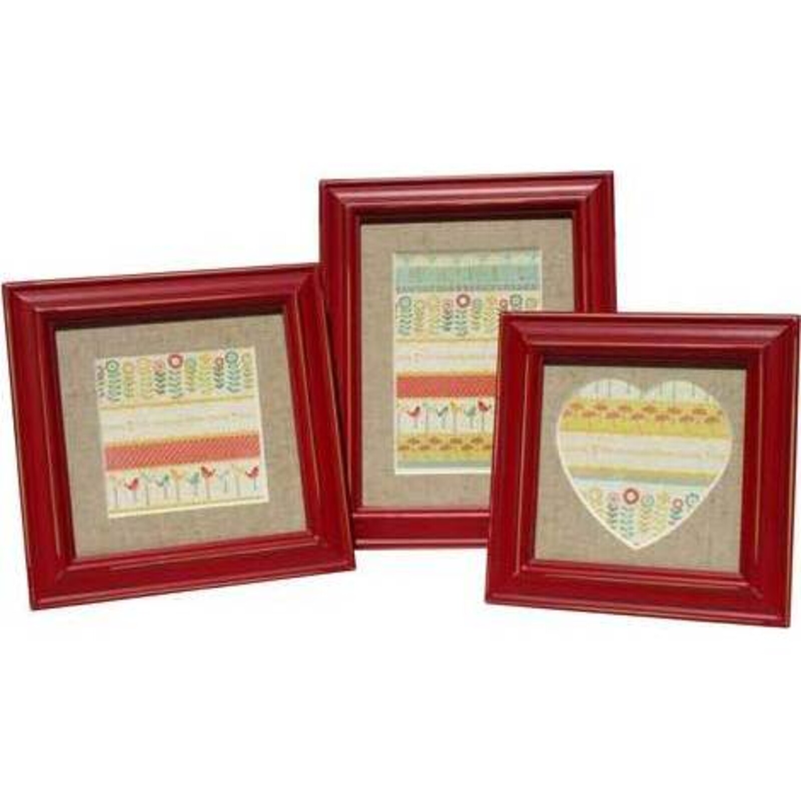 Frame Wine Red Heart 4x4