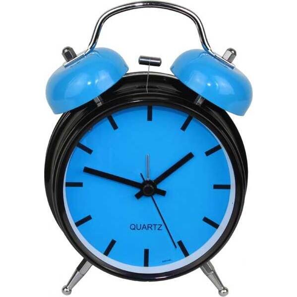 Clock Bold Blue Large