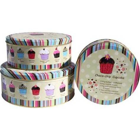 Cake Tins Cupcake Recipe S/3