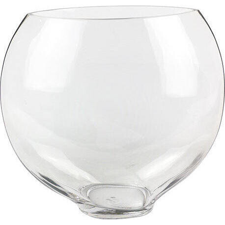 Vase Flat Round Large