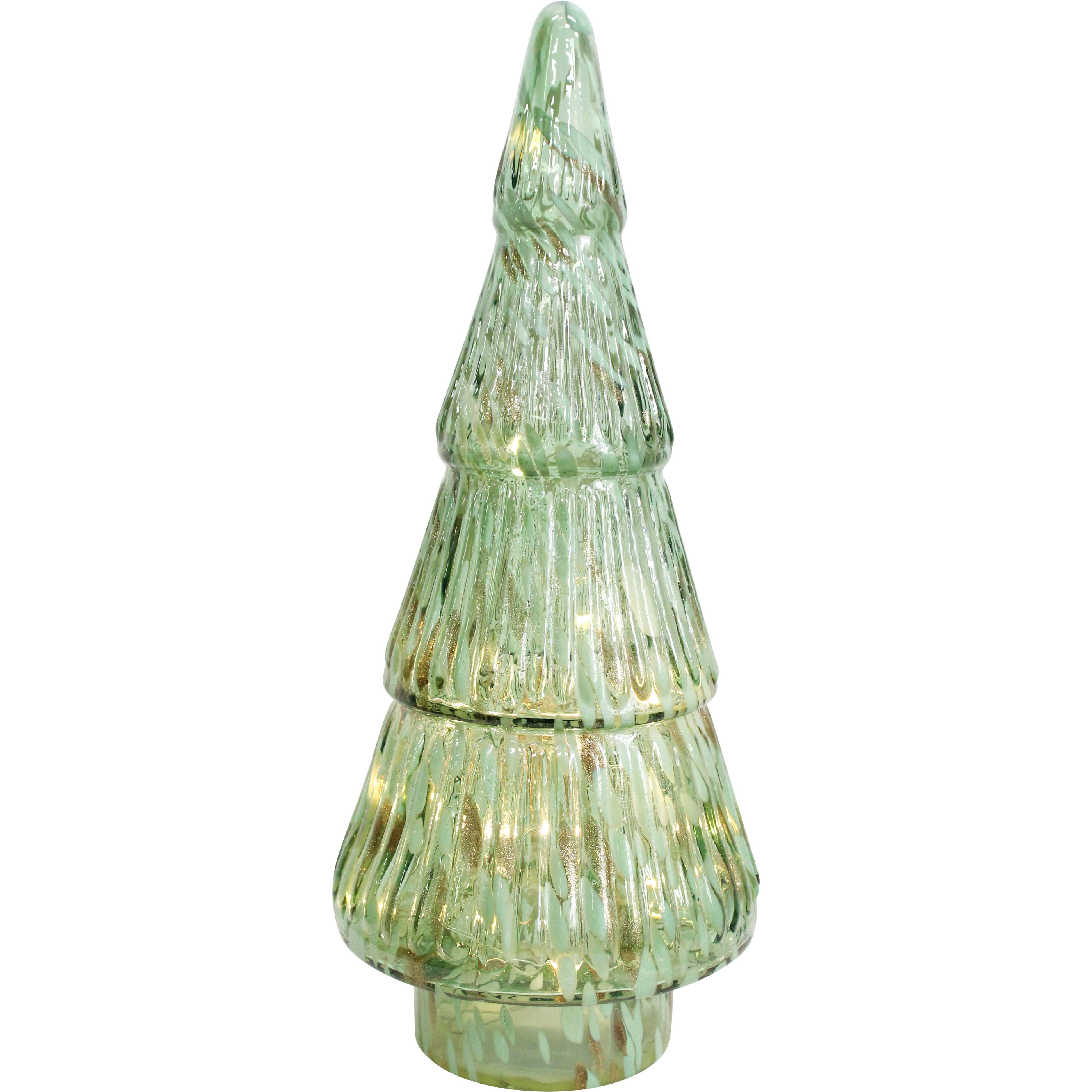 LED Glass Xmas Tree Laurel Lrg