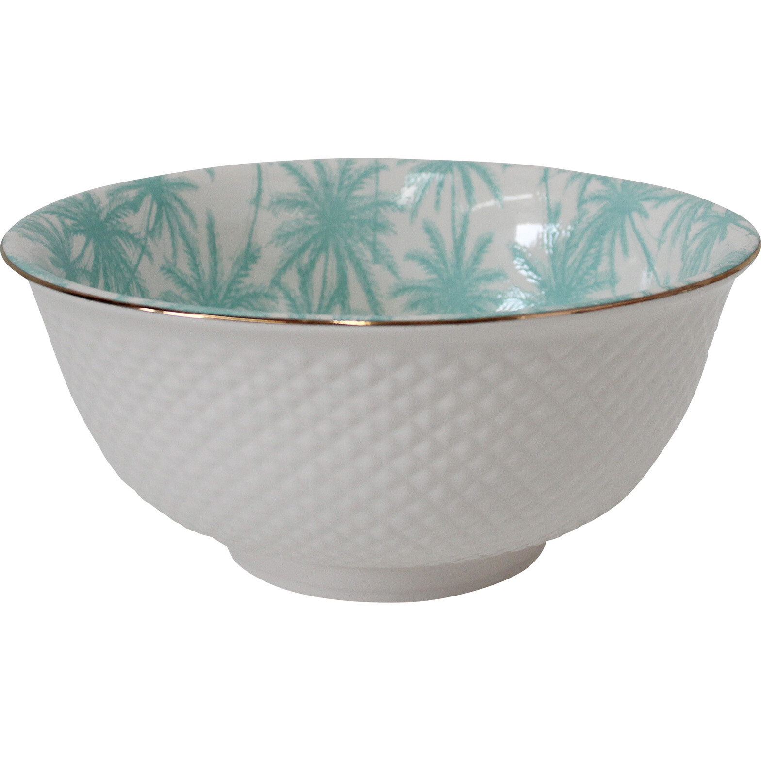 Bowl Palm Aqua