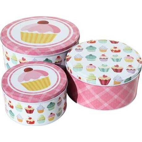 Cake Tin Cupcakes Set/3