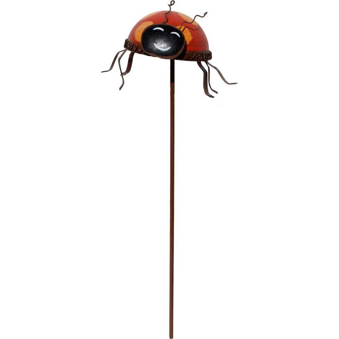 Garden Stake Ladybug Red