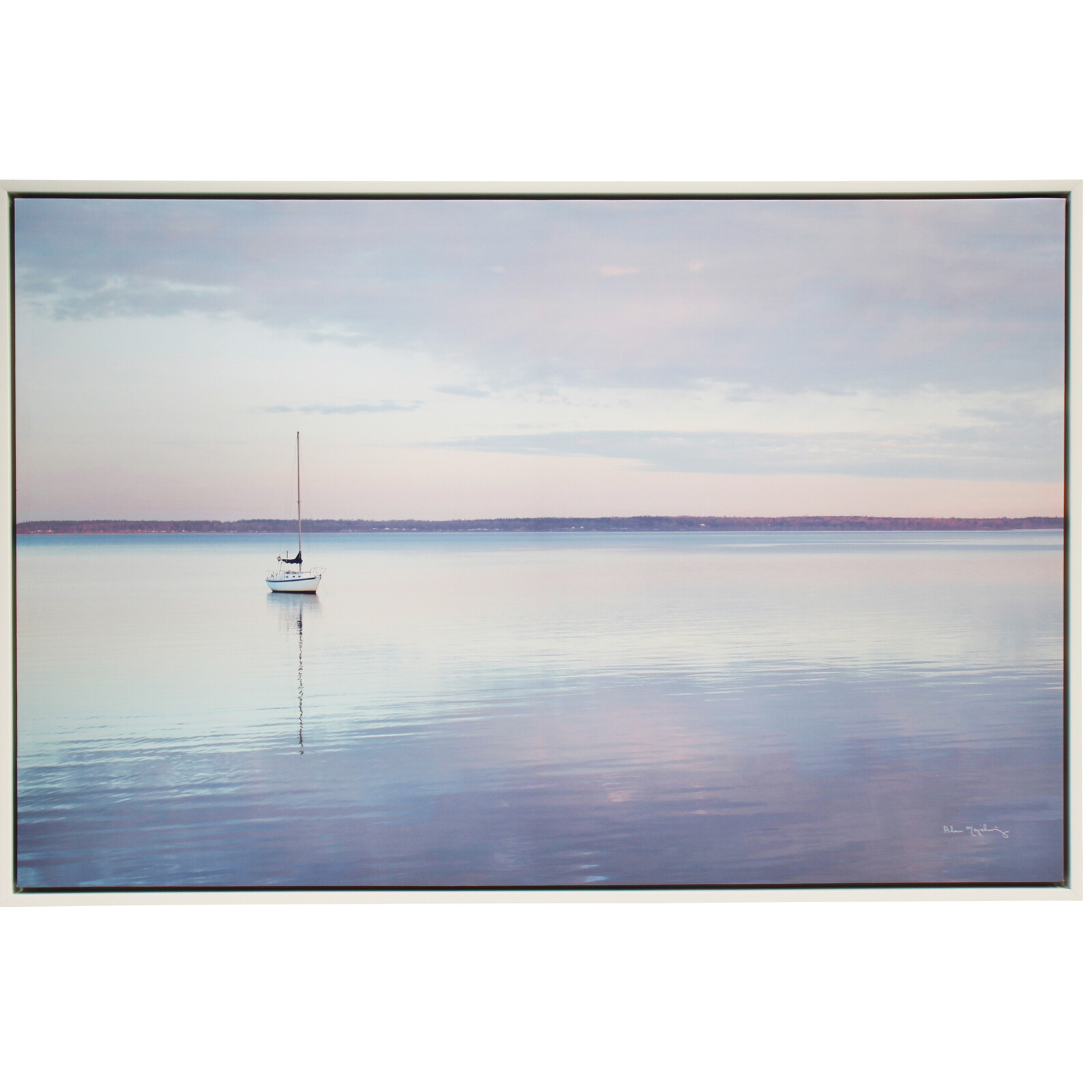 Framed Canvas In The Bay