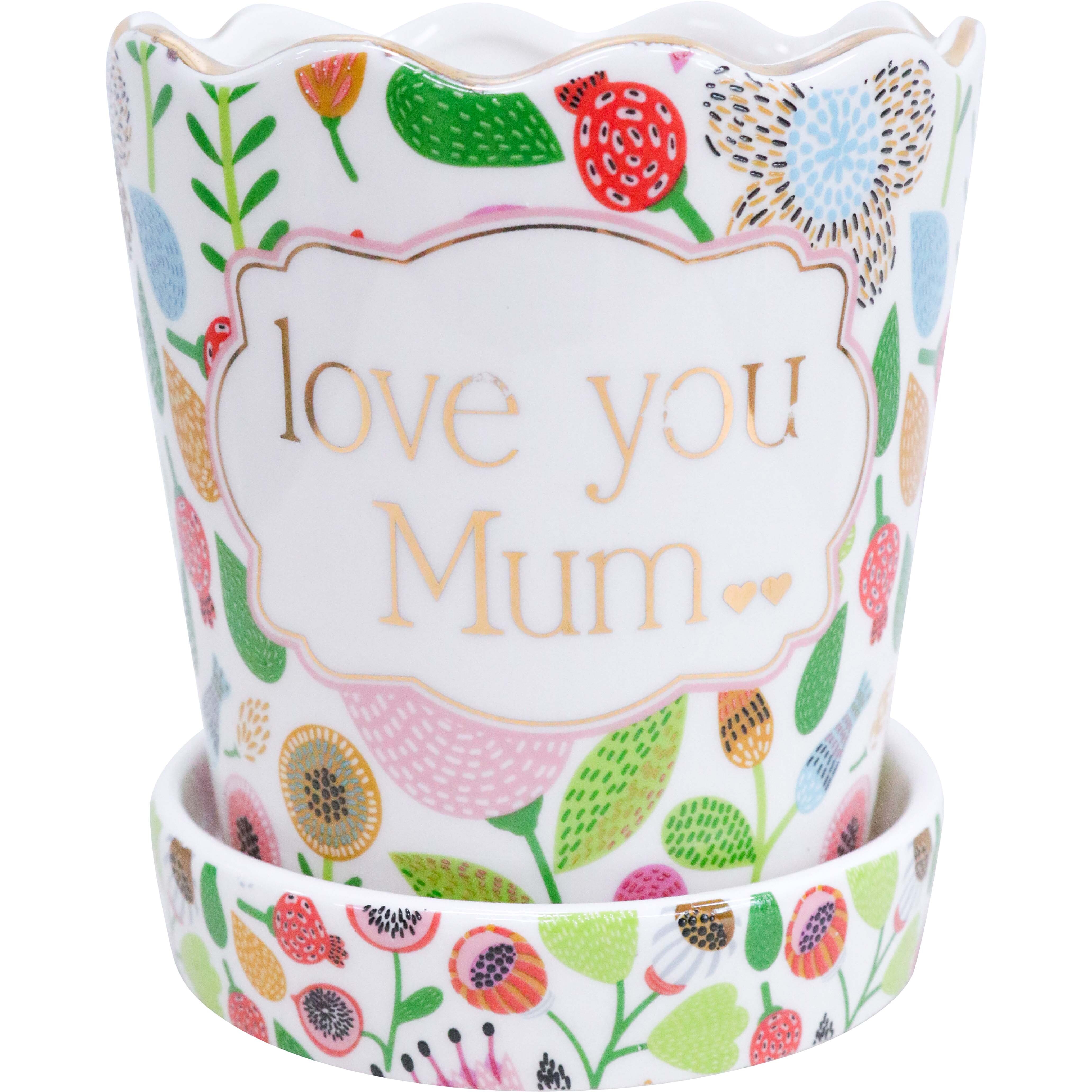 Planter Love Mum