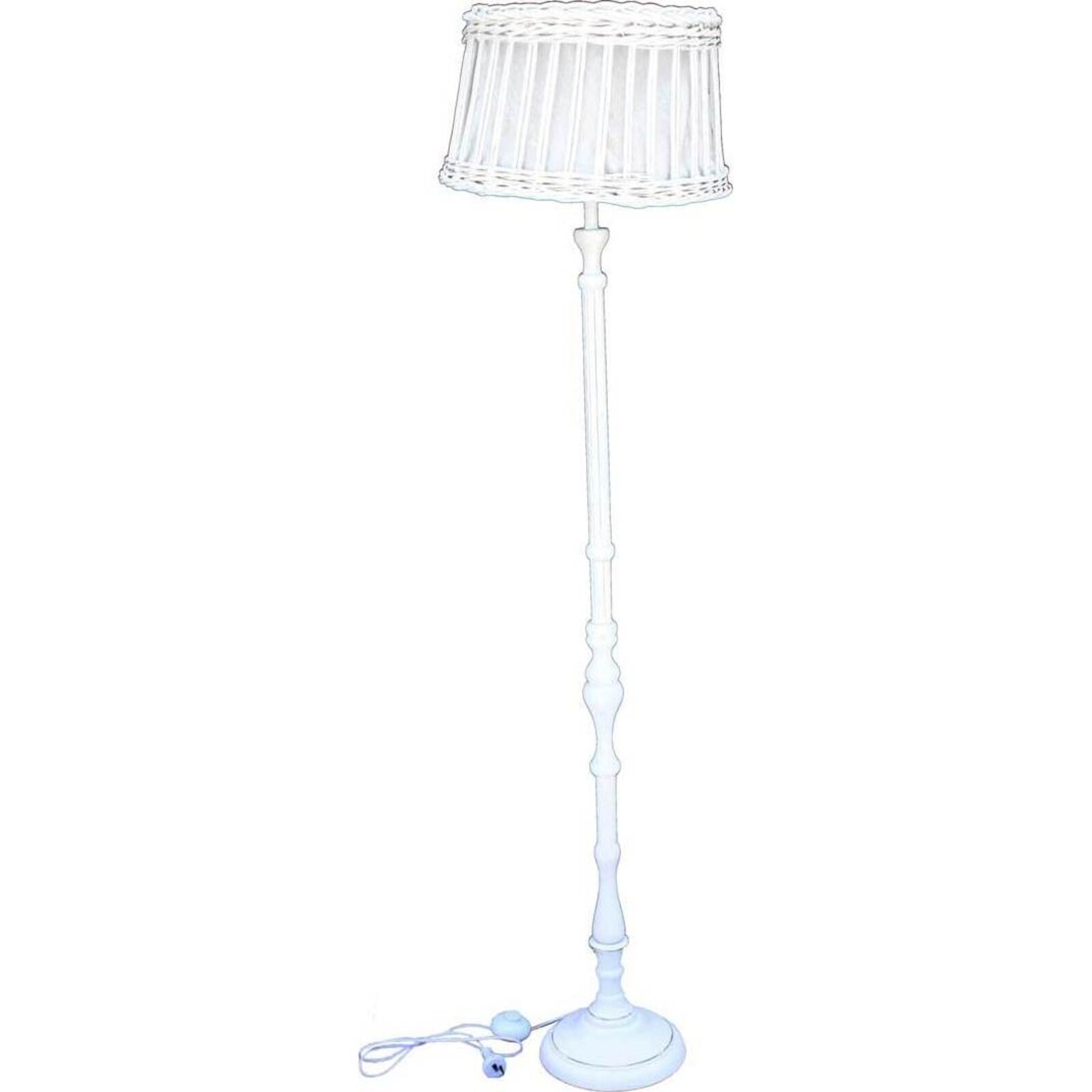 Standard Lamp Coastal White