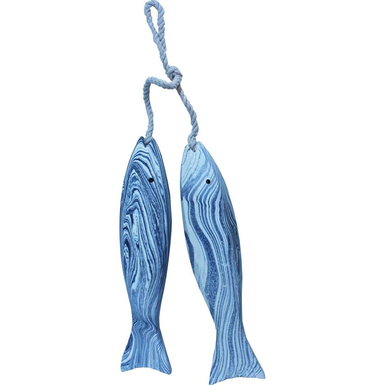 Hanging Fish Blue Wave Large