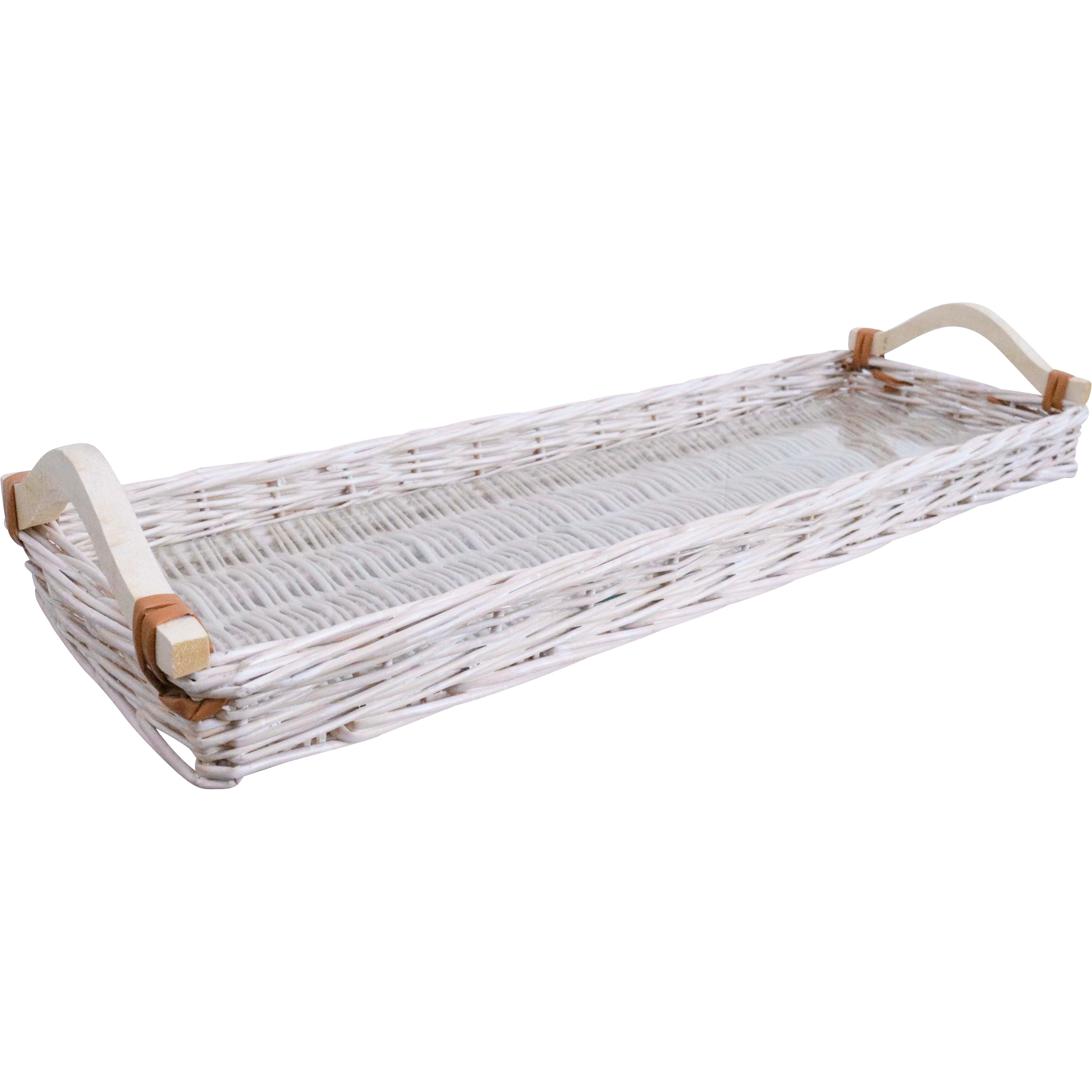 Tray Charcuterie Wicker White