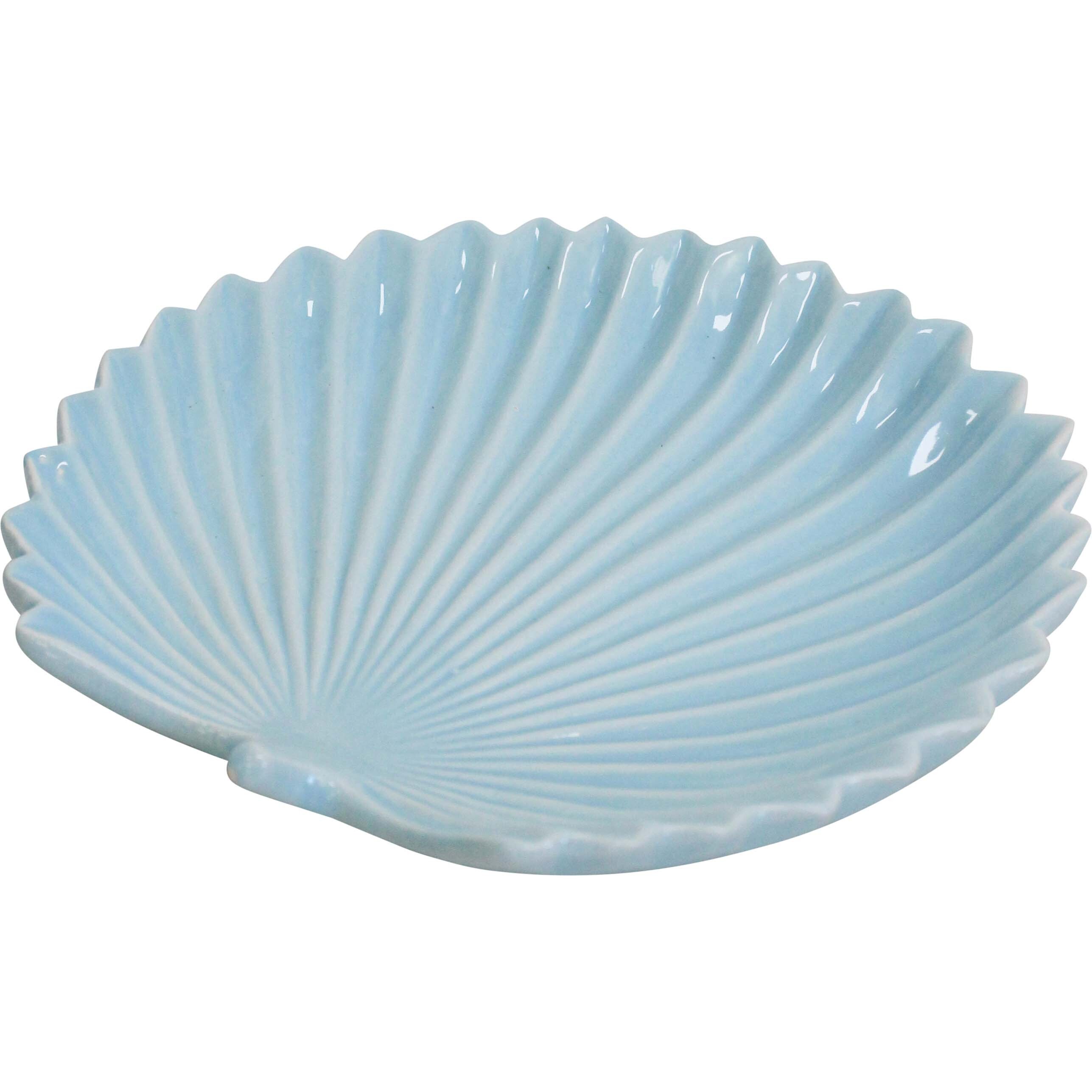 Palm Plate Sml Blue