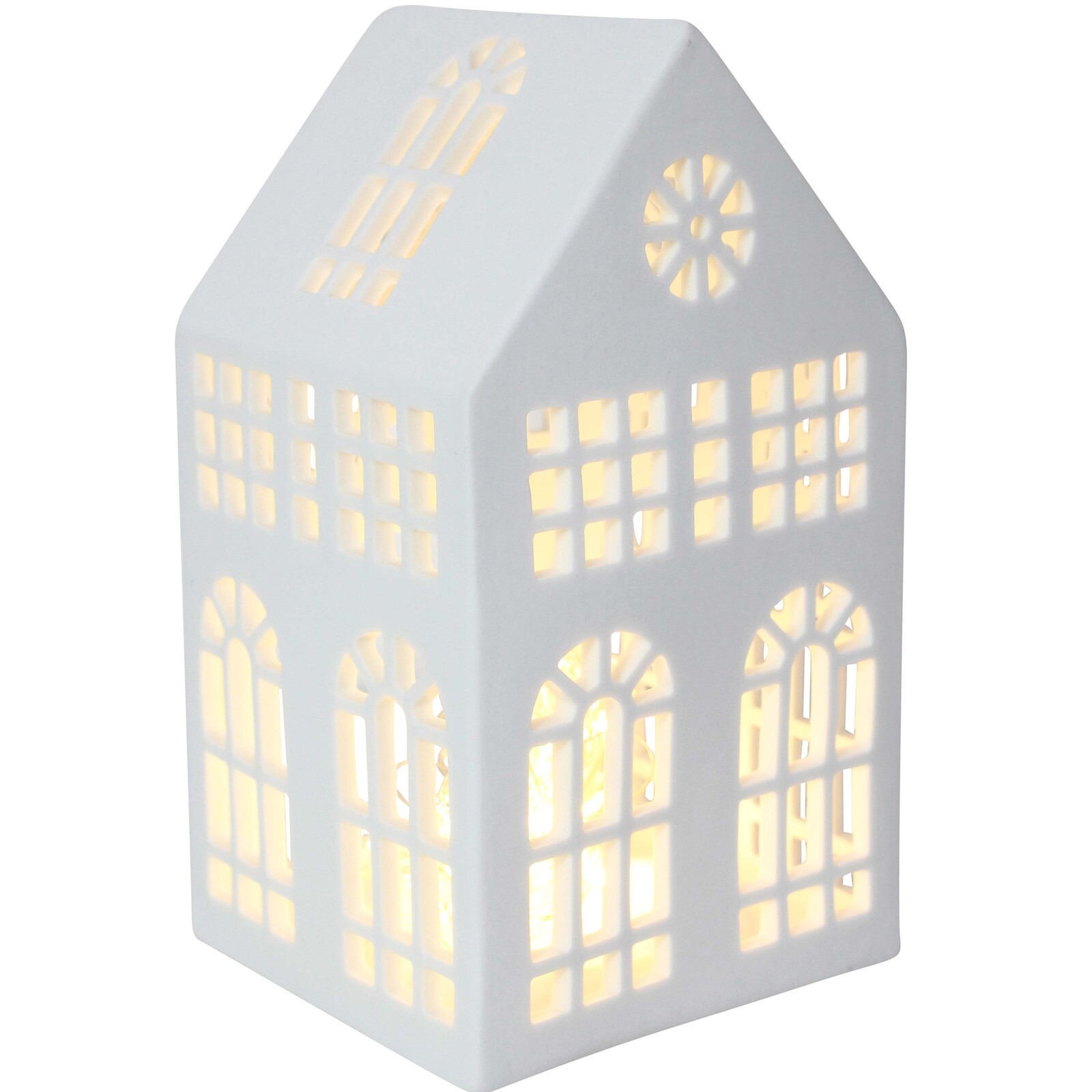 Porcelain Hampton House Tealight Holder 3D