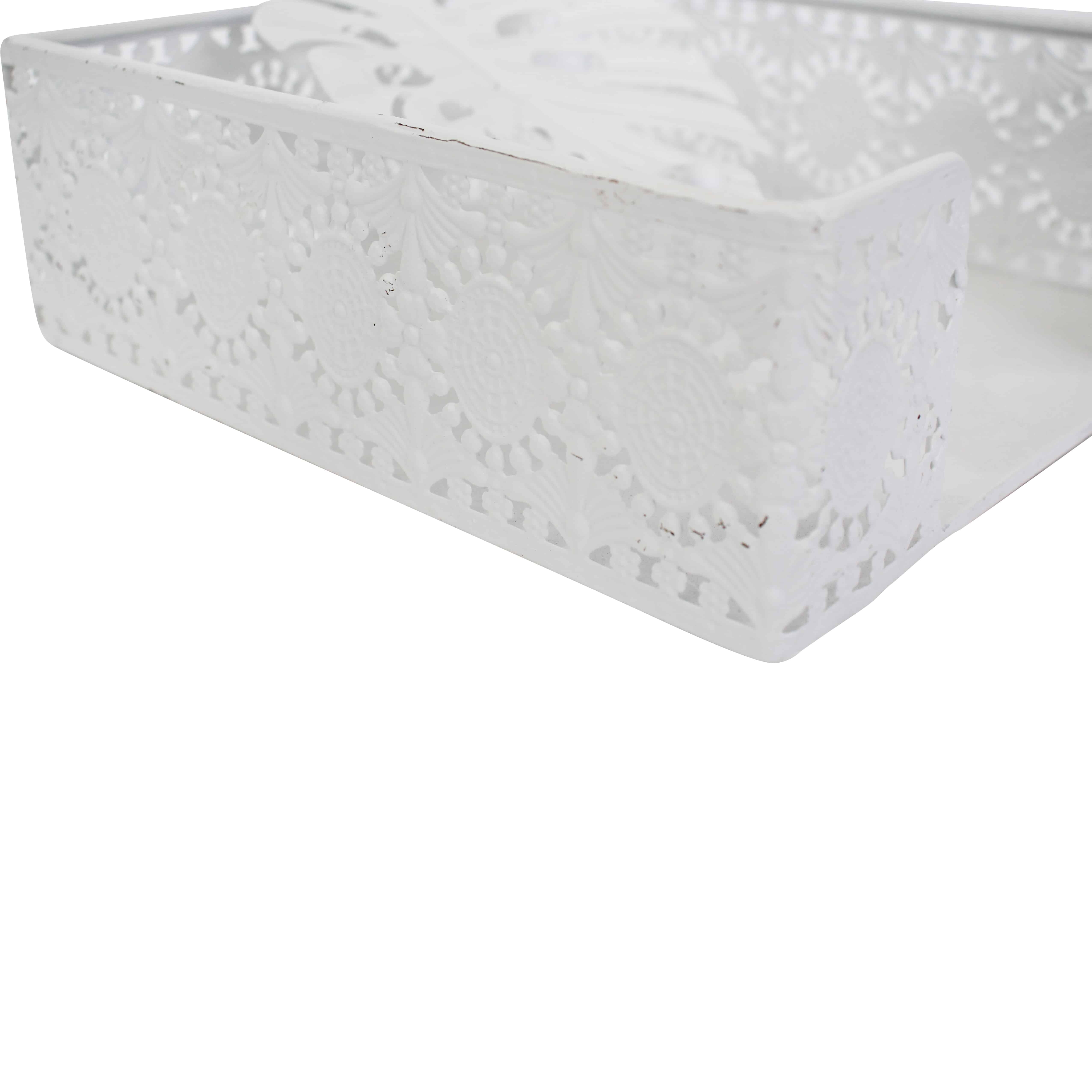 Napkin Holder Daisy White