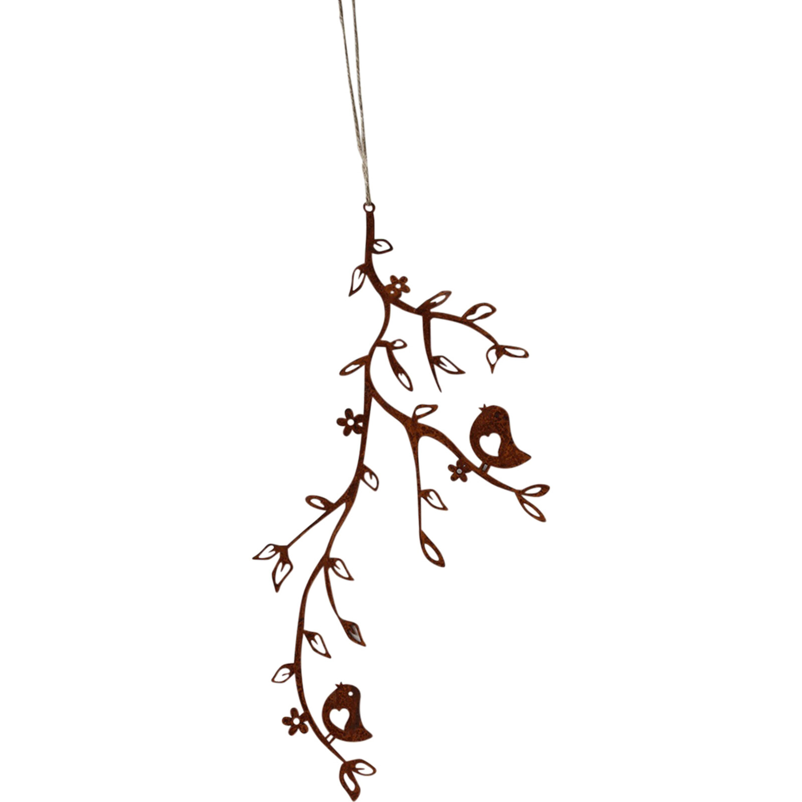 Hanging Bird Branch Rust