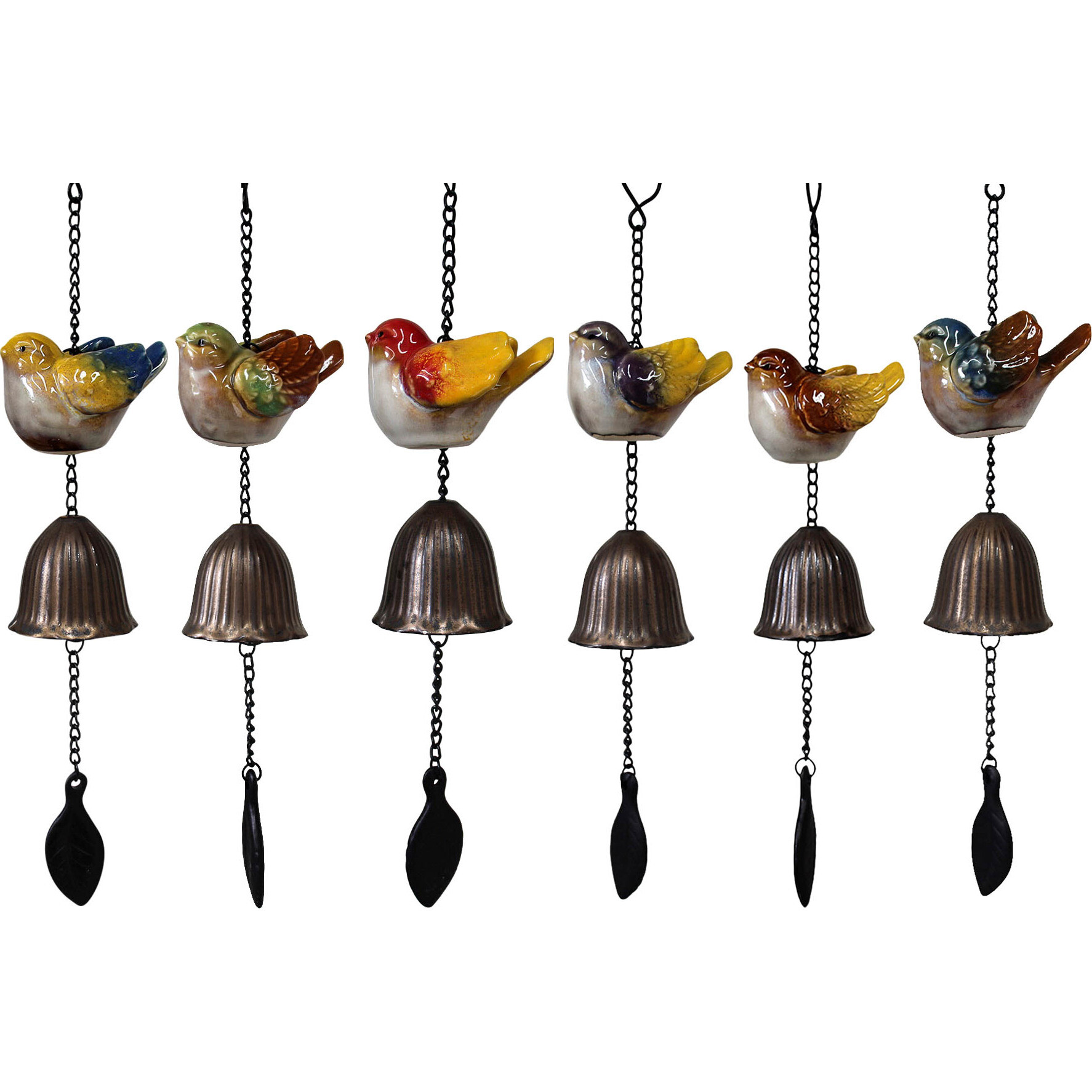 Windchime Bird 6 Asstd