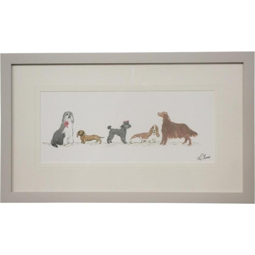 Framed Cute Dogs 2