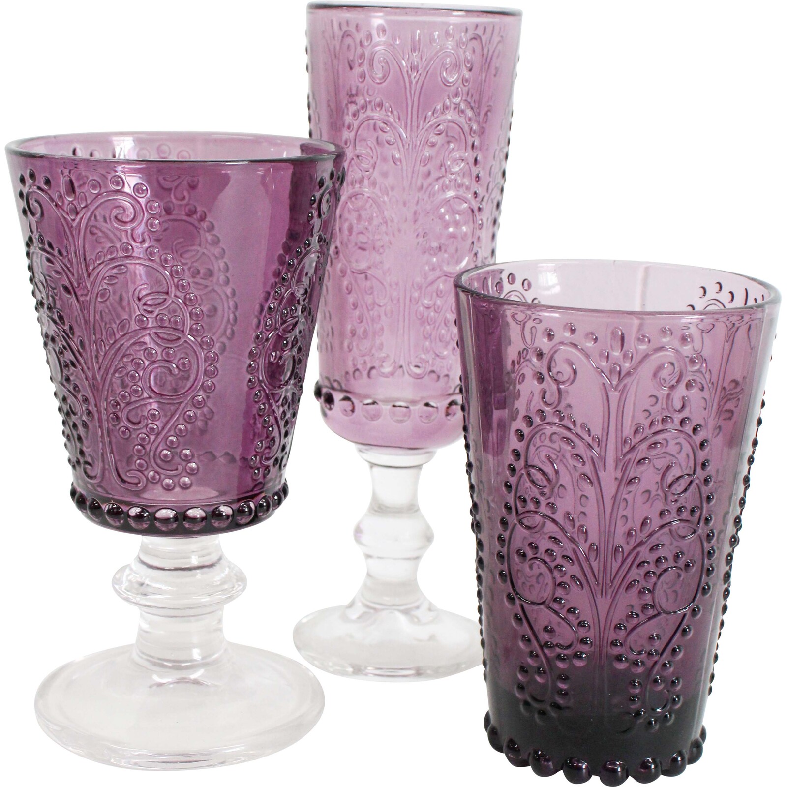 Juice Glass Lavender