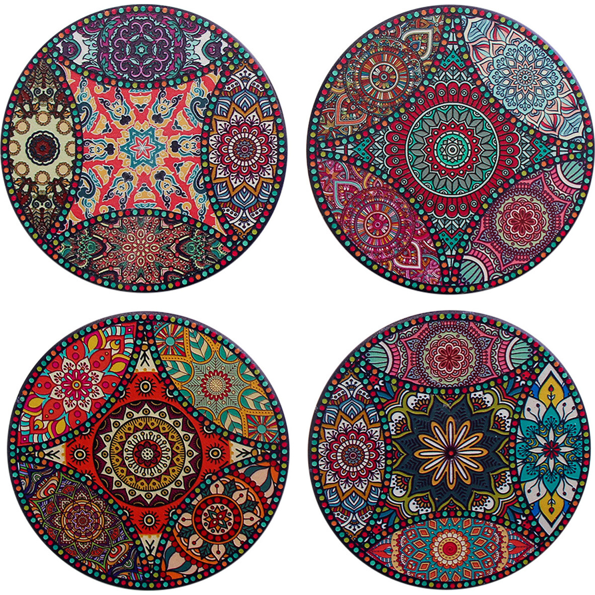 Coasters Hippie Colour