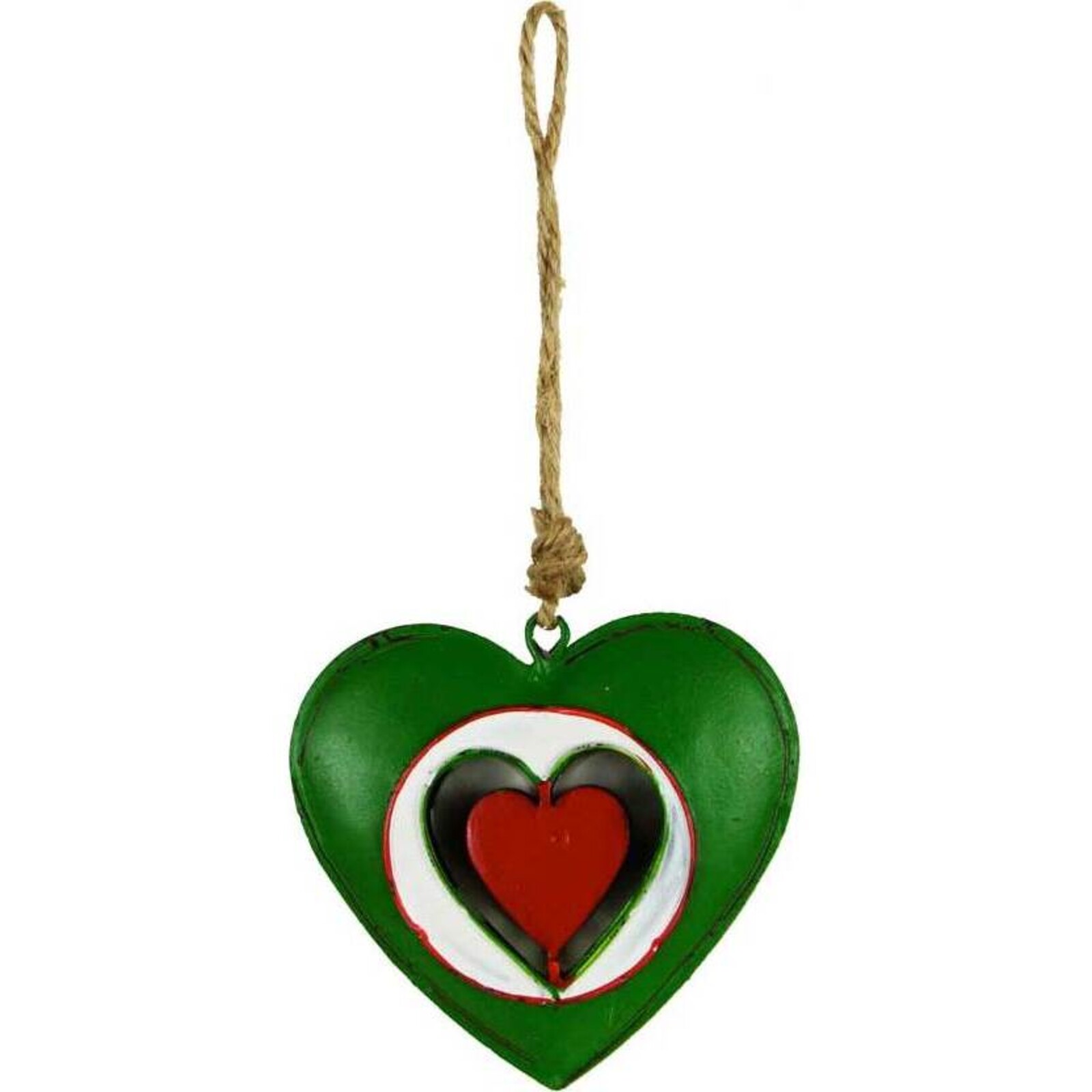 Hanging Heart Green Red