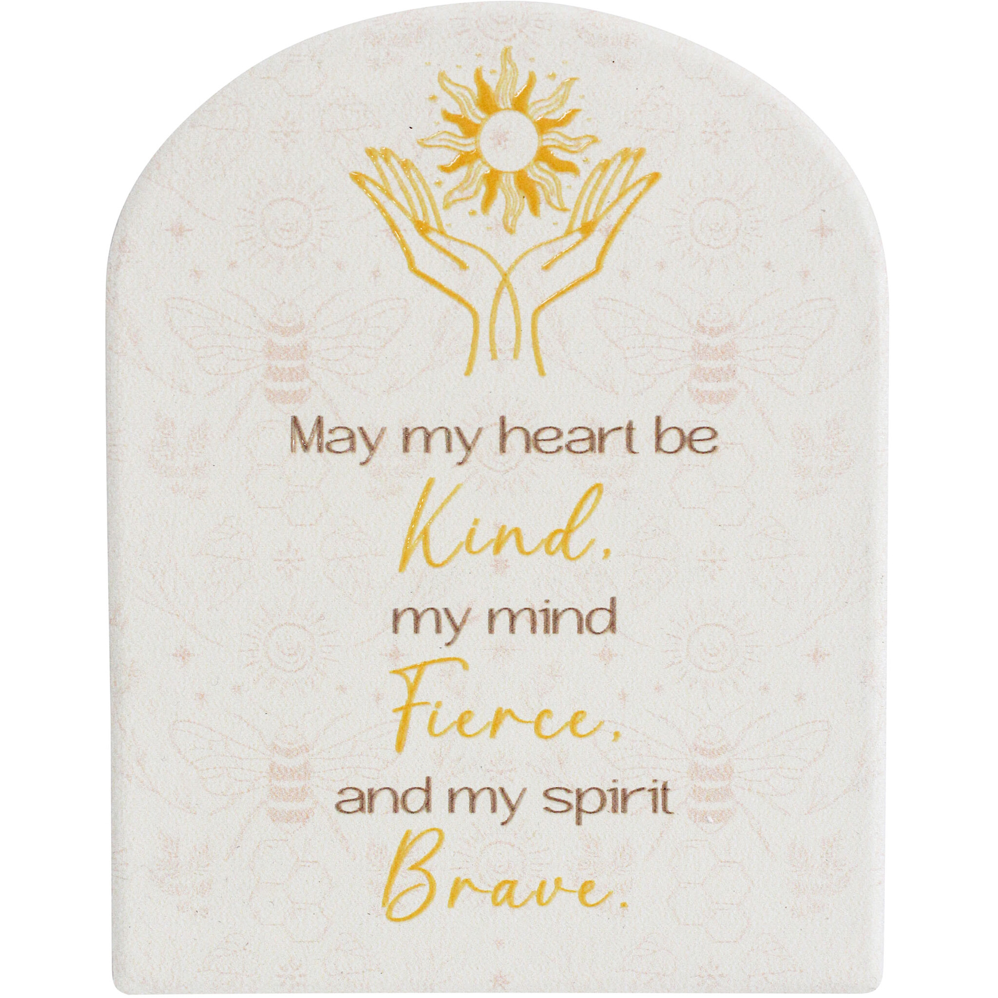 Gift Plaque Kind Free Brave