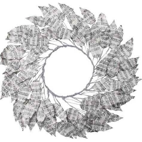 Glitter Wreath-Music 