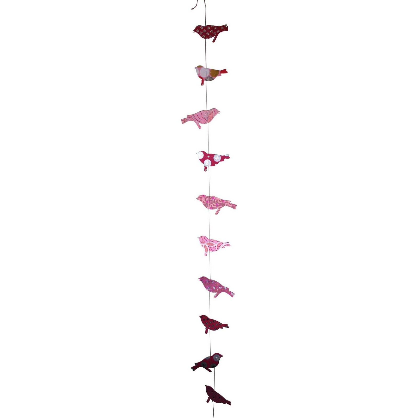 Bird Garland Pinks