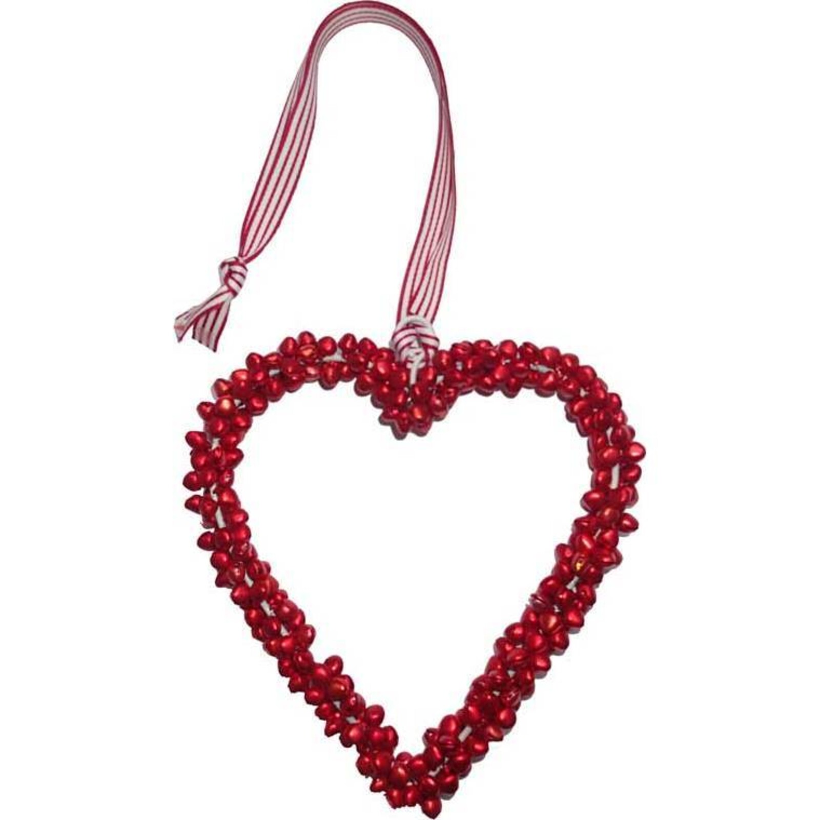 Hanging Heart Shiny Red Large