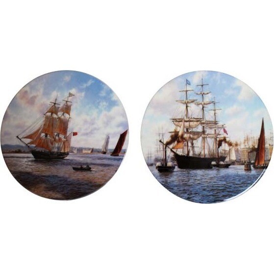 Large Coasters - Spanish Galleons - set 2