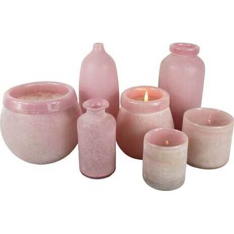 Glass Votive Blush Small