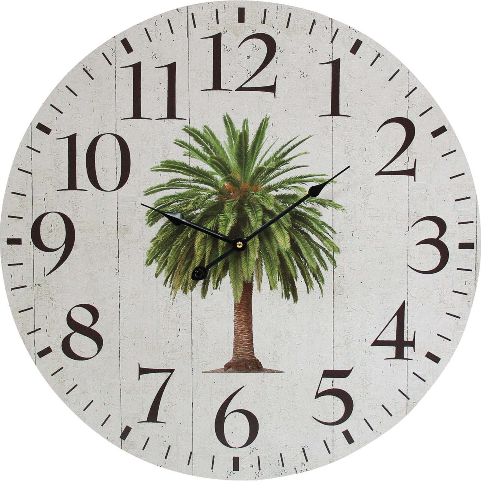 Clock Date Palm 58cm