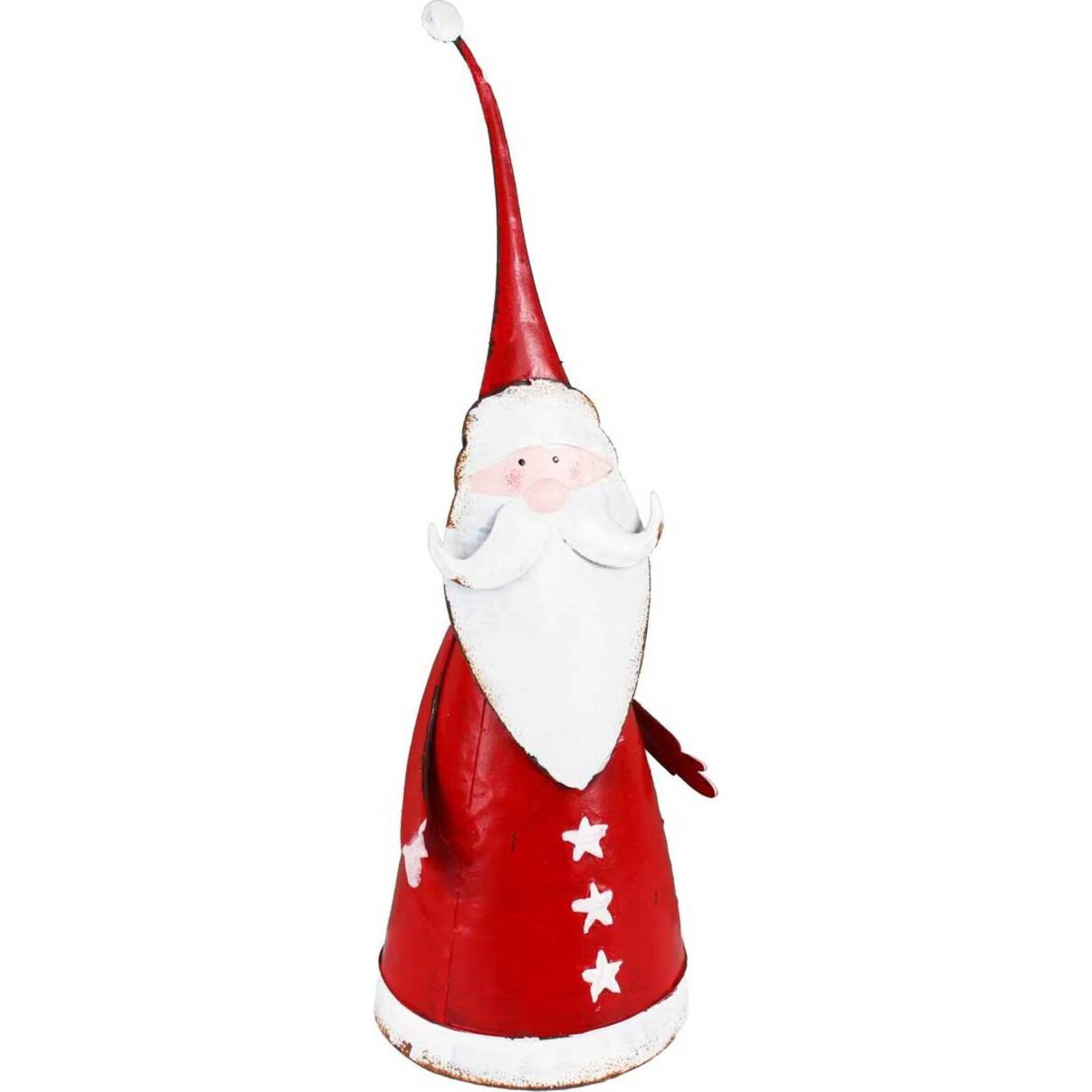 Santa Red with Stars
