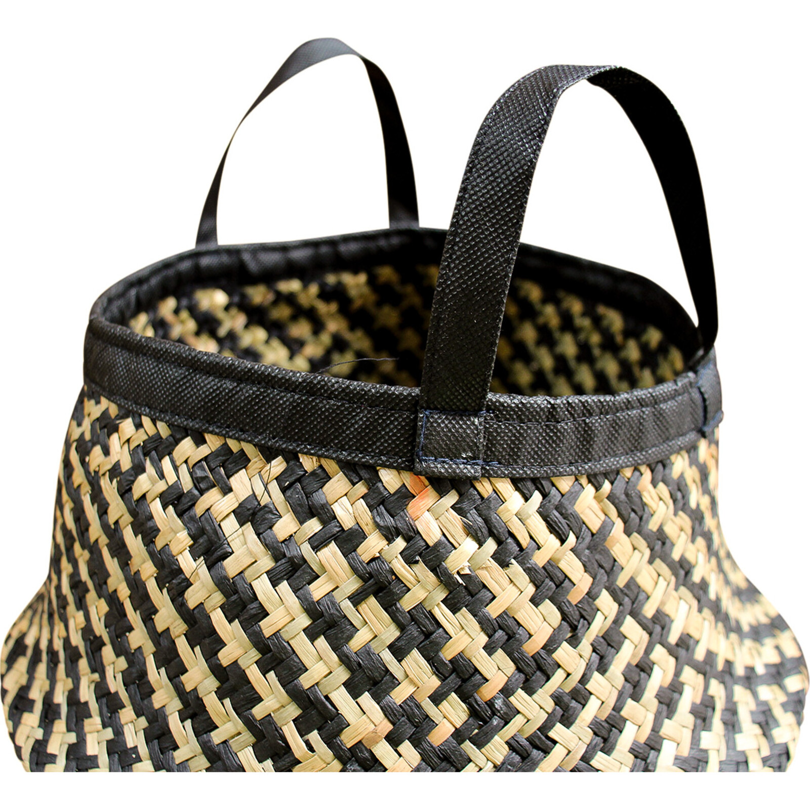 Belly Basket Two Tone Black S/2