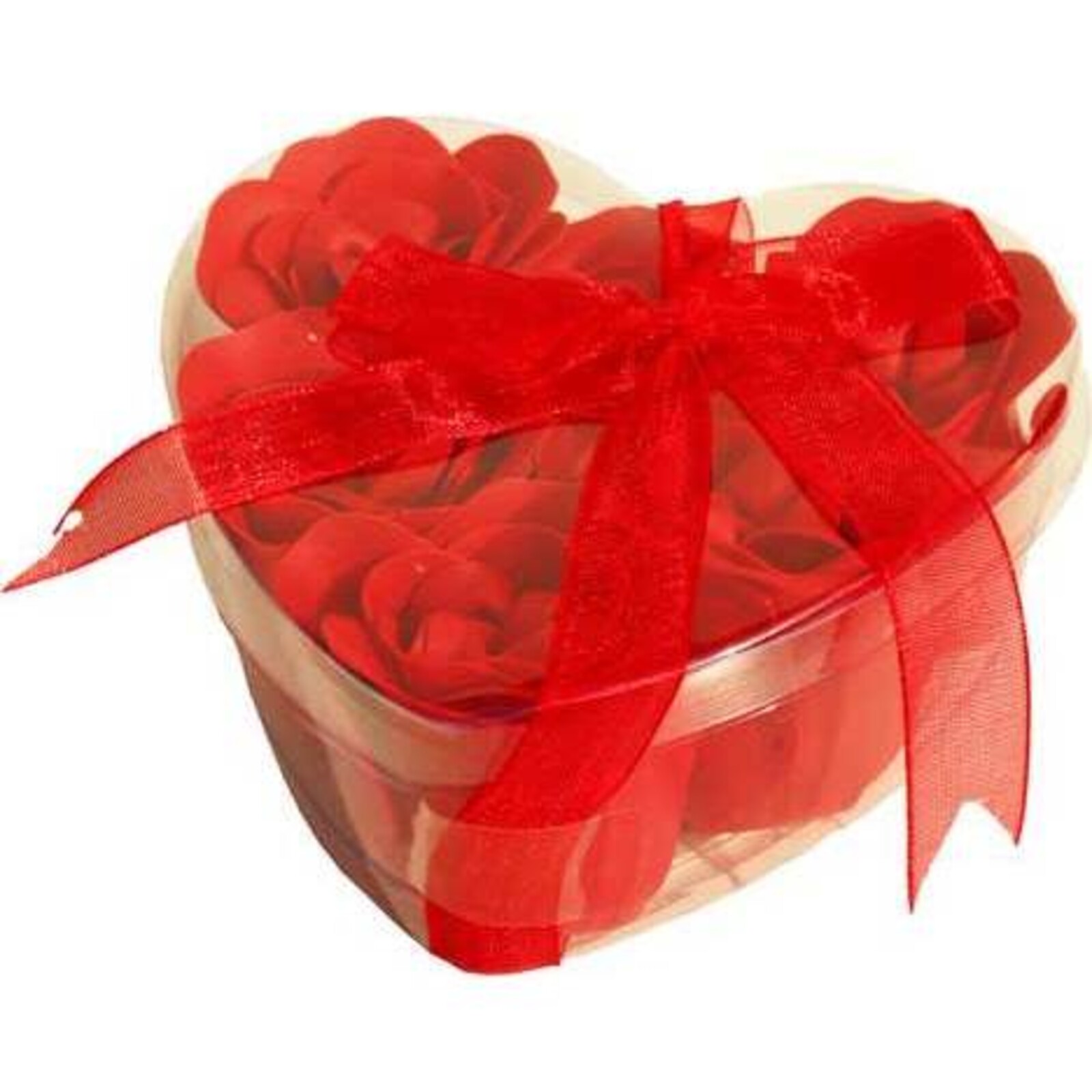 Rose Soap Red Heart Small