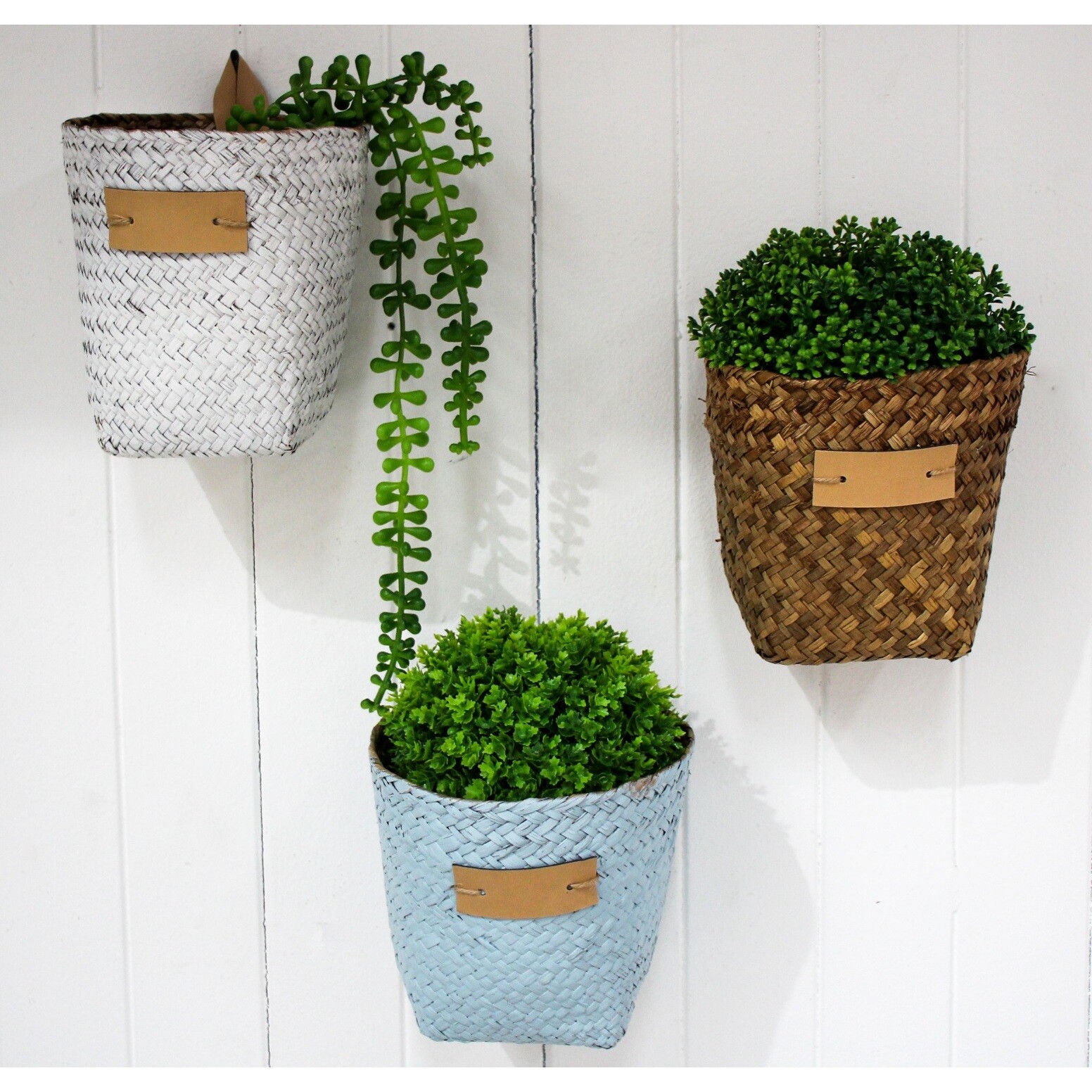 Woven Tidy/Planter White