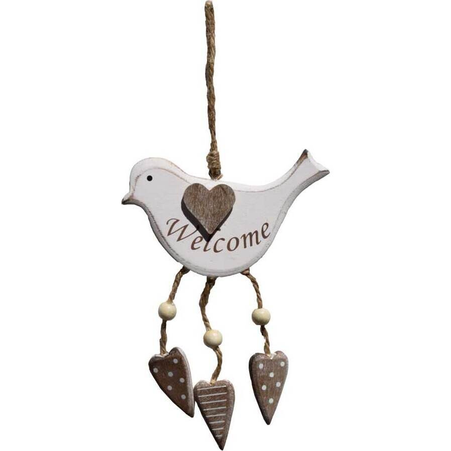 Hanging Bird Heart Trio