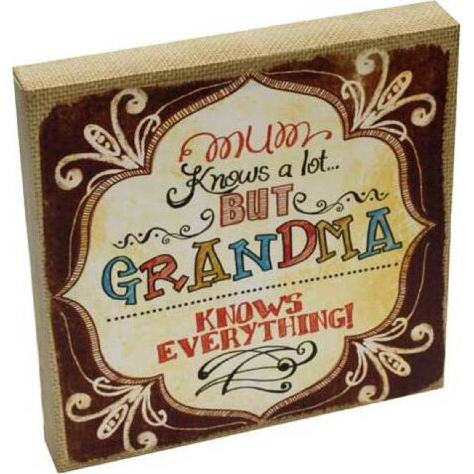 Sign Grandma knows Everything